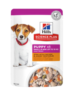 Hill's Science Plan Cane Puppy Mini Spezzatino Pollo e Verdure Busta 80 gr