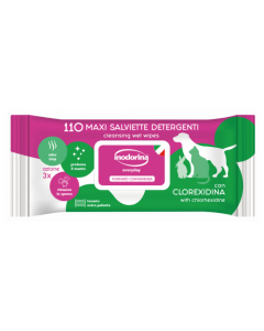 Inodorina Everyday Maxi Salviette Detergenti con Clorexidina 110 pz