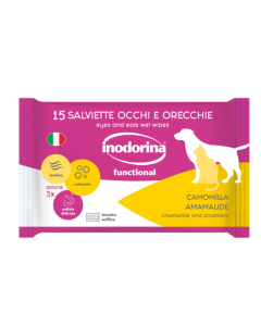 Inodorina Functional Salviette Occhi e Orecchie 15 pz