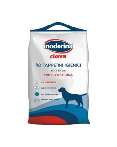 Inodorina Tappetini Igienici Clorex 60x60 cm 40 pz