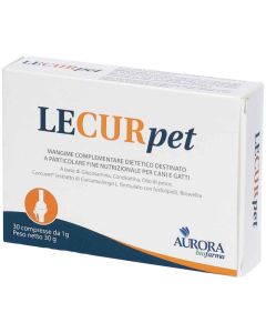 Aurora Biofarma Lecurpet Cane e Gatto 30 Compresse