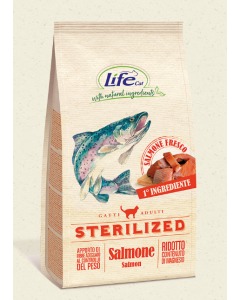 Life Cat Adulto Sterilizzato con Salmone Crocchette