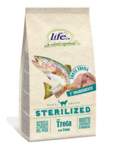 Life Cat Adulto Sterilizzato con Trota Crocchette