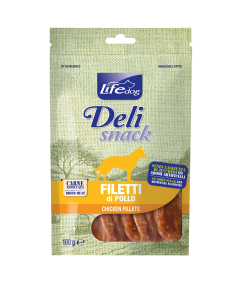 Life Dog Deli Snack Cane Filetti di Pollo 100 gr