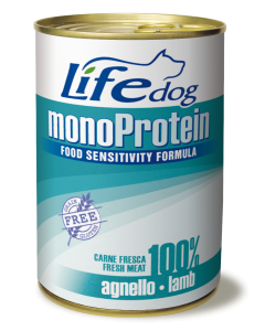 Life Dog Monoproteico Cane Agnello Lattina 400 gr