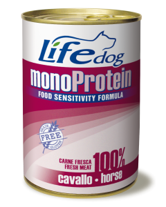 Life Dog Monoproteico Cane Cavallo Lattina 400 gr