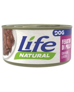 Life Dog Natural Cane Adult Fegatini di Pollo Lattina 90 gr