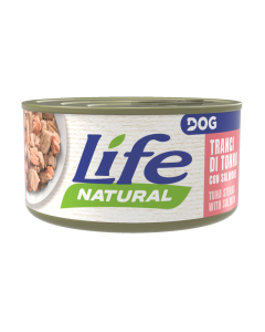 Life Dog Natural Cane Adult Tranci di Tonno con Salmone Lattina 90 gr