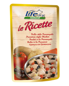 Life Dog Natural Le Ricette Cane Pollo stile Provenzale Busta 95 gr