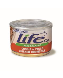 Life Cat Natural Le Ricette Gatto Adulto Coscia di Pollo Lattina 150 gr