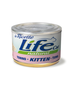 Life Cat Natural Le Ricette Kitten Tonno Lattina 150 gr 