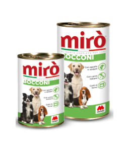 Mirò Cane Adult Bocconi di Agnello e Verdure Lattina