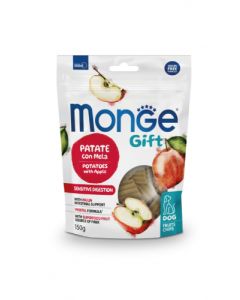 Monge Gift Cane Sensitive Digestion Fruits Chips di Patate con Mela 150 gr