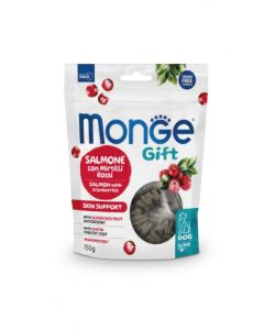 Monge Gift Cane Skin Support Super "M" di Salmone con Mirtilli Rossi 150 gr