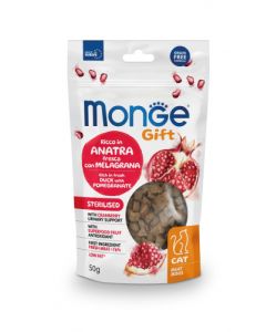 Monge Gift Gatto Sterilised Meat Minis di Anatra con Melagrana 50 gr