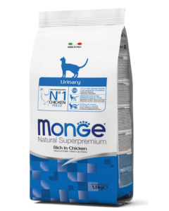 Monge Superpremium Gatto Adult Urinary al Pollo Crocchette 