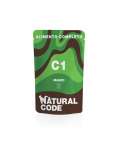 Natural Code C1 Gatto Adulto Manzo Busta 70 gr