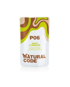 Natural Code P06 Gatto Adulto Orata e Verdure Busta 70 gr