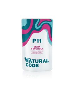 Natural Code P11 Gatto Adulto Orata e Sogliola Busta 70 gr