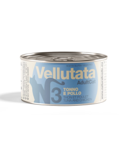 Natural Code Vellutata 03 Gatto Adulto Tonno e Pollo Lattina 85 gr