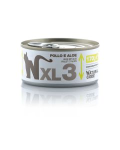 Natural Code XL3 Gatto Adulto Pollo e Aloe Lattina 170 gr