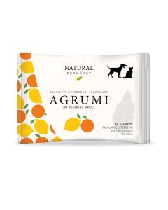 Natural Derma Pet Salviette Agrumi - Confezione da 35 pezzi