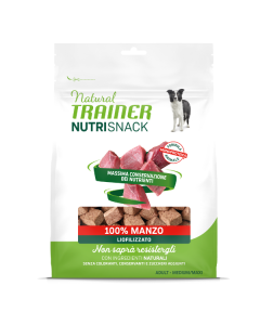 Natural Trainer Nutri Snack Cane Adult Medium-Maxi Manzo 50 gr