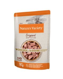 Nature's Variety Gatto Adulto Patè con Pollo e Oca Busta 70 gr