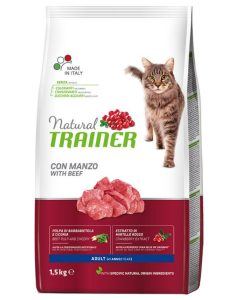 Natural Trainer Gatto Adult con Manzo Crocchette