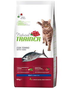 Natural Trainer Gatto Adult con Tonno Crocchette