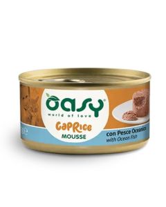 Oasy Caprice Gatto Adulto Mousse con Pesce Oceanico Lattina 85 gr