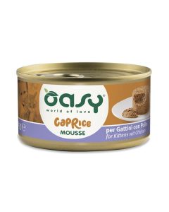 Oasy Caprice Gatto Kitten Mousse con Pollo Lattina 85 gr