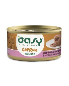 Oasy Caprice Gatto Kitten Mousse con Salmone Lattina 85 gr