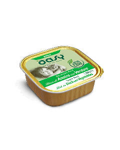 Oasy Gatto Adulto Patè con Anatra e Verdure Vaschetta 100 gr