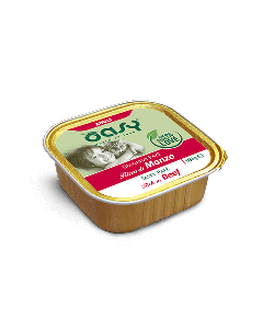 Oasy Gatto Adulto Patè con Manzo Vaschetta 100 gr