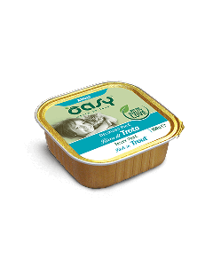 Oasy Gatto Adulto Patè con Trota Vaschetta 100 gr