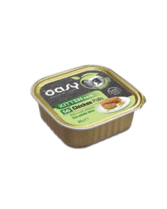 Oasy Grain Free Formula Kitten Patè con Pollo e Patate Dolci Vaschetta 85 gr