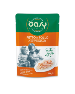 Oasy More Love Gatto Adulto Petto di Pollo Busta 70 gr