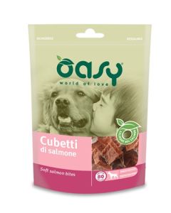 Oasy Snack Cane Cubetti di Salmone 80 gr