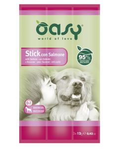 Oasy Snack Cane Stick con Salmone 36 gr