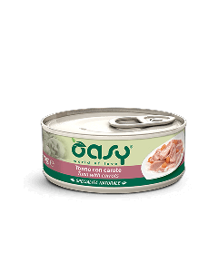 Oasy Specialità Naturale Gatto Adulto Tonno con Carote Lattina