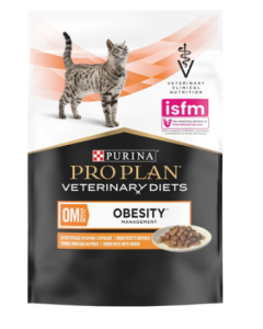 Purina Pro Plan Veterinary Diets Gatto OM Obesity Management St/Ox Pollo Busta 85 gr