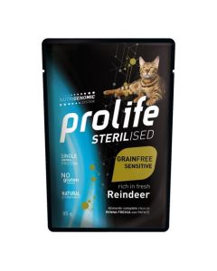 Profile Grain Free Gatto Sterilizzato Renna con Patate Busta 85 gr