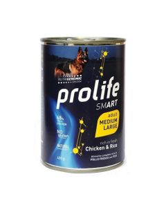 Prolife Smart Cane Adult Medium/Large Pollo con Riso Lattina 400 gr