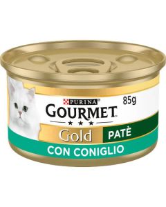 Purina Gourmet Gold Paté Gatto Adulto Coniglio Lattina 85 gr