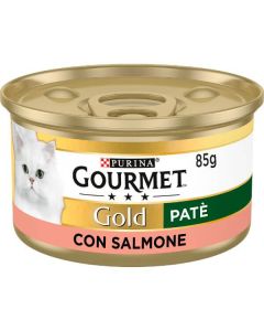 Purina Gourmet Gold Paté Gatto Adulto Salmone Lattina 85 gr