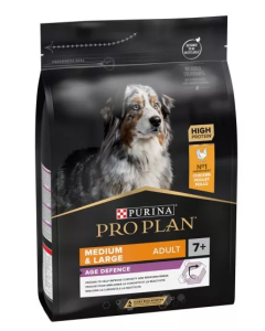 Purina Pro Plan Cane Adult Medium e Large Age Defence 7+ Pollo Crocchette