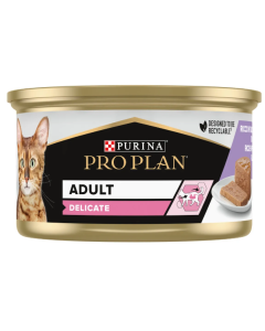 Purina Pro Plan Gatto Adult Delicate Tacchino Lattina 85 gr 