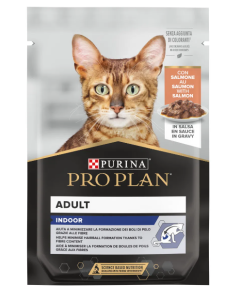 Purina Pro Plan Gatto Adult Indoor Salmone in Salsa Busta 85 gr