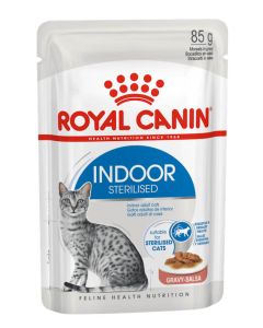 Royal Canin Gatto Adulto Indoor Sterilizzato Bocconcini in Salsa Busta 85 gr